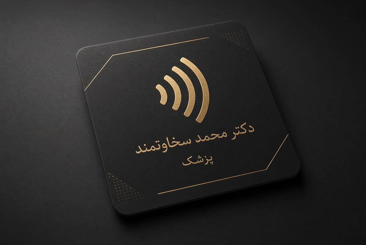 کارت ویزیت مینیمال NFC